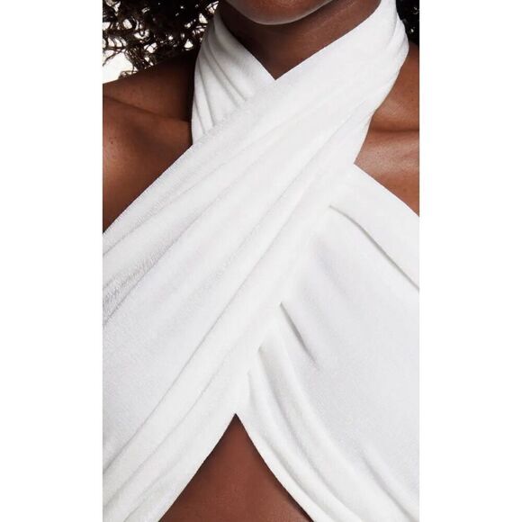 Misha Collection Callie Halter Dress in Ivory NWT Size 8 - Picture 5 of 9